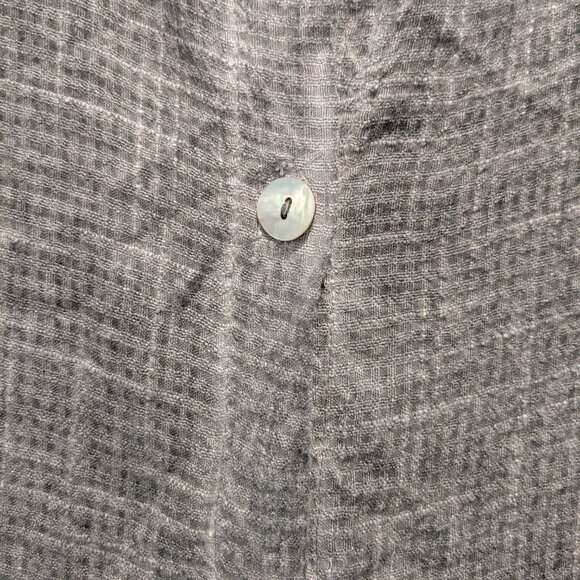 Fenini Button-Up Gray Tunic or Light Jacket - Medium - Picture 6 of 8